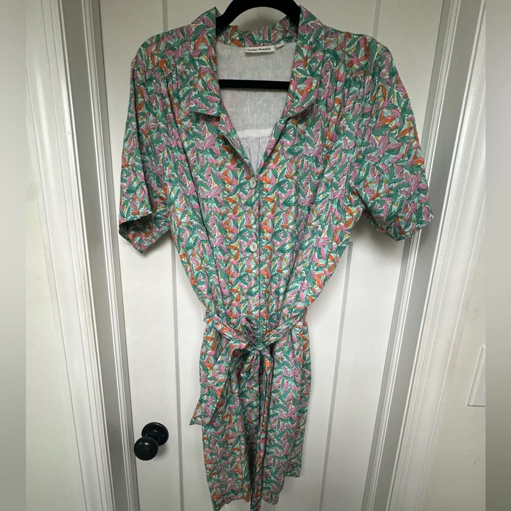Roller Rabbit Button-up Dress - Picture 2 of 5